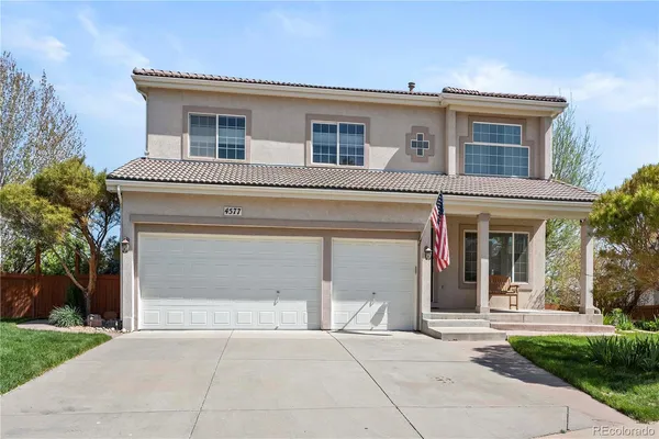 front view of house with a yard
