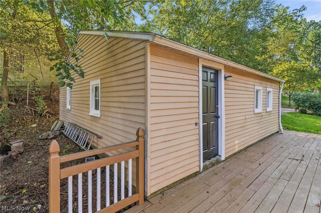 619 Garry Road Akron, OH 44305 - Photo 22 of 28 Detached garage featuring panel siding