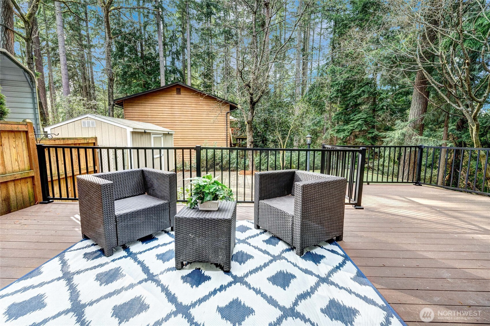 3113 198th Place Southeast Bothell, WA 98012 - Photo 23 of 32 a view of a roof deck with furniture