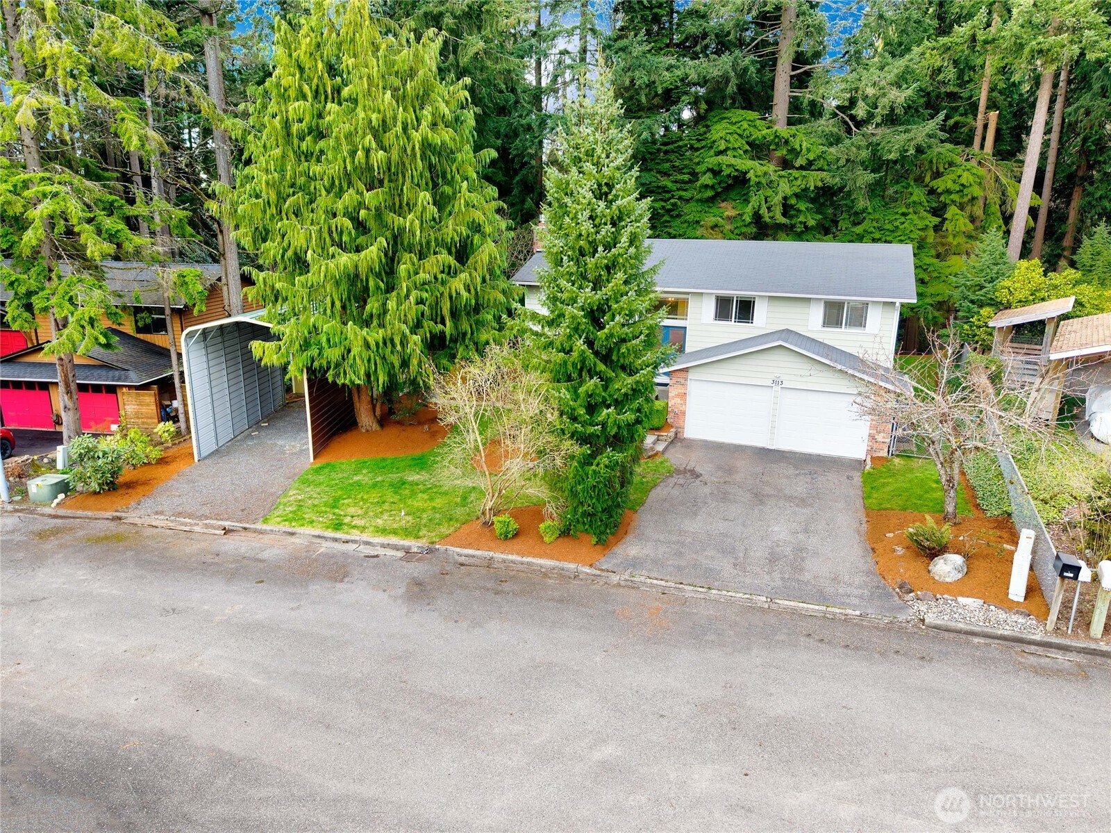 3113 198th Place Southeast Bothell, WA 98012 - Photo 32 of 32 front view of house with potted plants