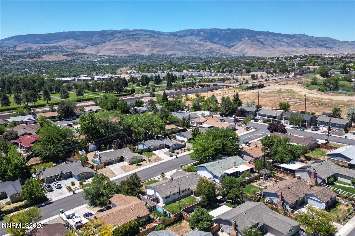 2205 Carlin Street Reno, NV 89503 - Photo 45 of 51 an aerial view of a and mountain