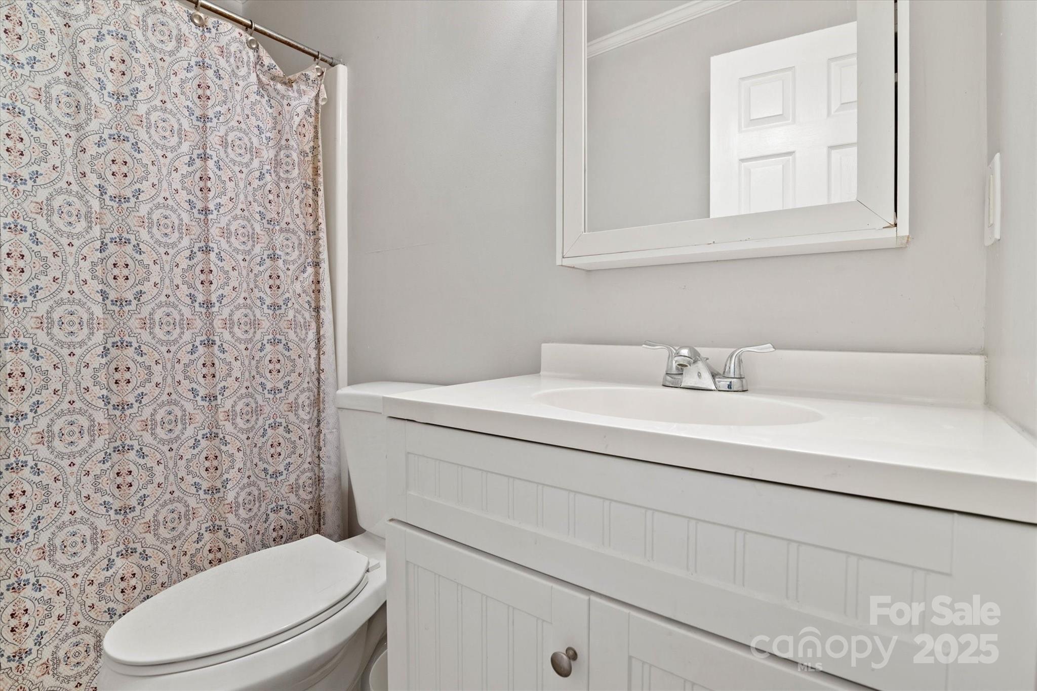 1421 Ashford Road Chester, SC 29706 - Photo 45 of 48 a bathroom with a sink a toilet and a mirror