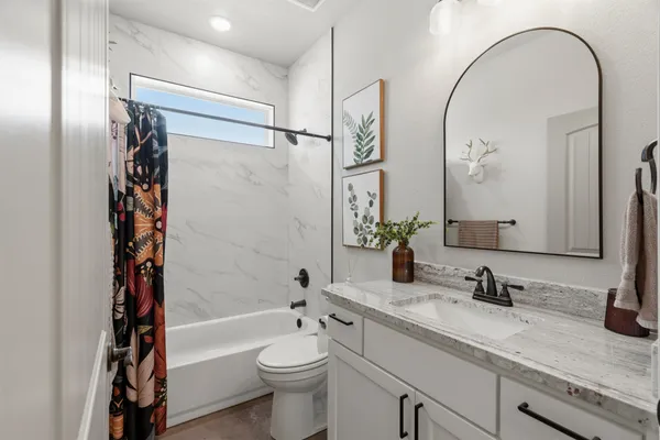 a room with window and washer