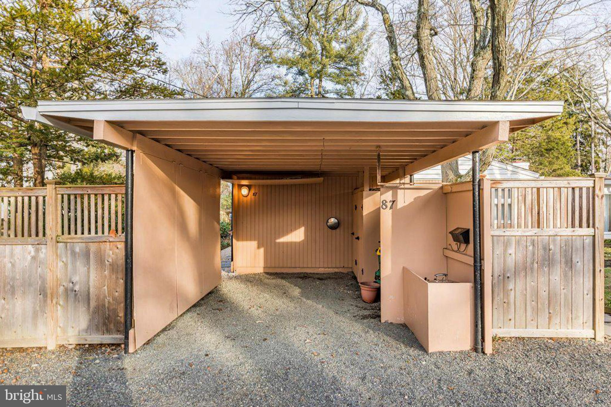 87 Harris Road Princeton, NJ 08540 - Photo 41 of 44 Carport with storage areas