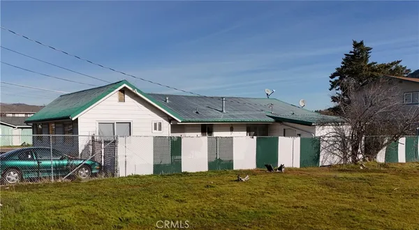 aerial view of a house