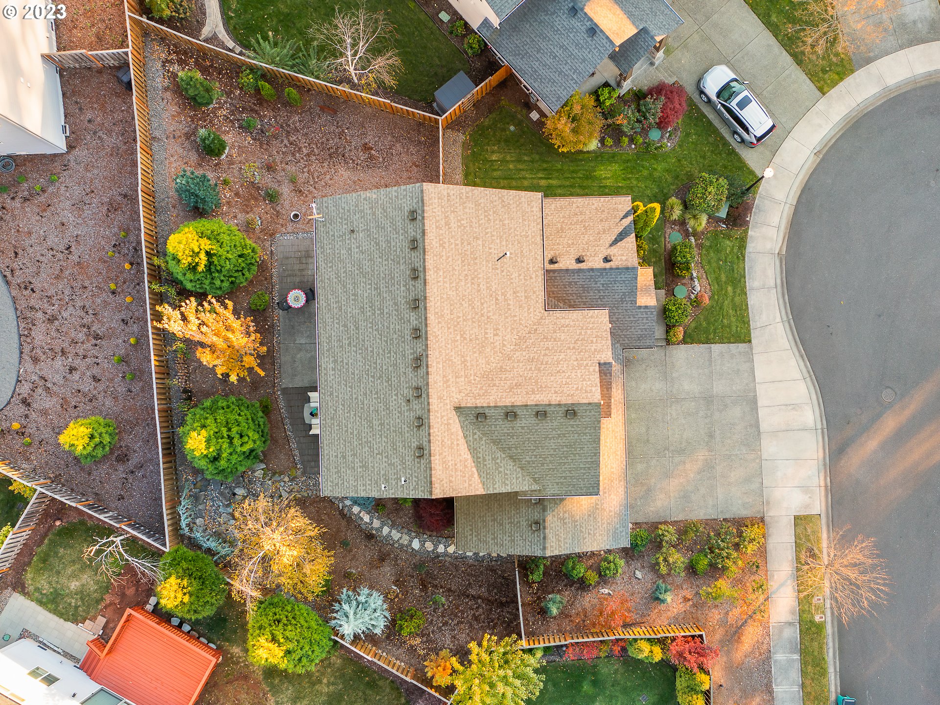 5420 Northwest 15th Circle Camas, WA 98607 - Photo 27 of 29 an aerial view of a house with a swimming pool