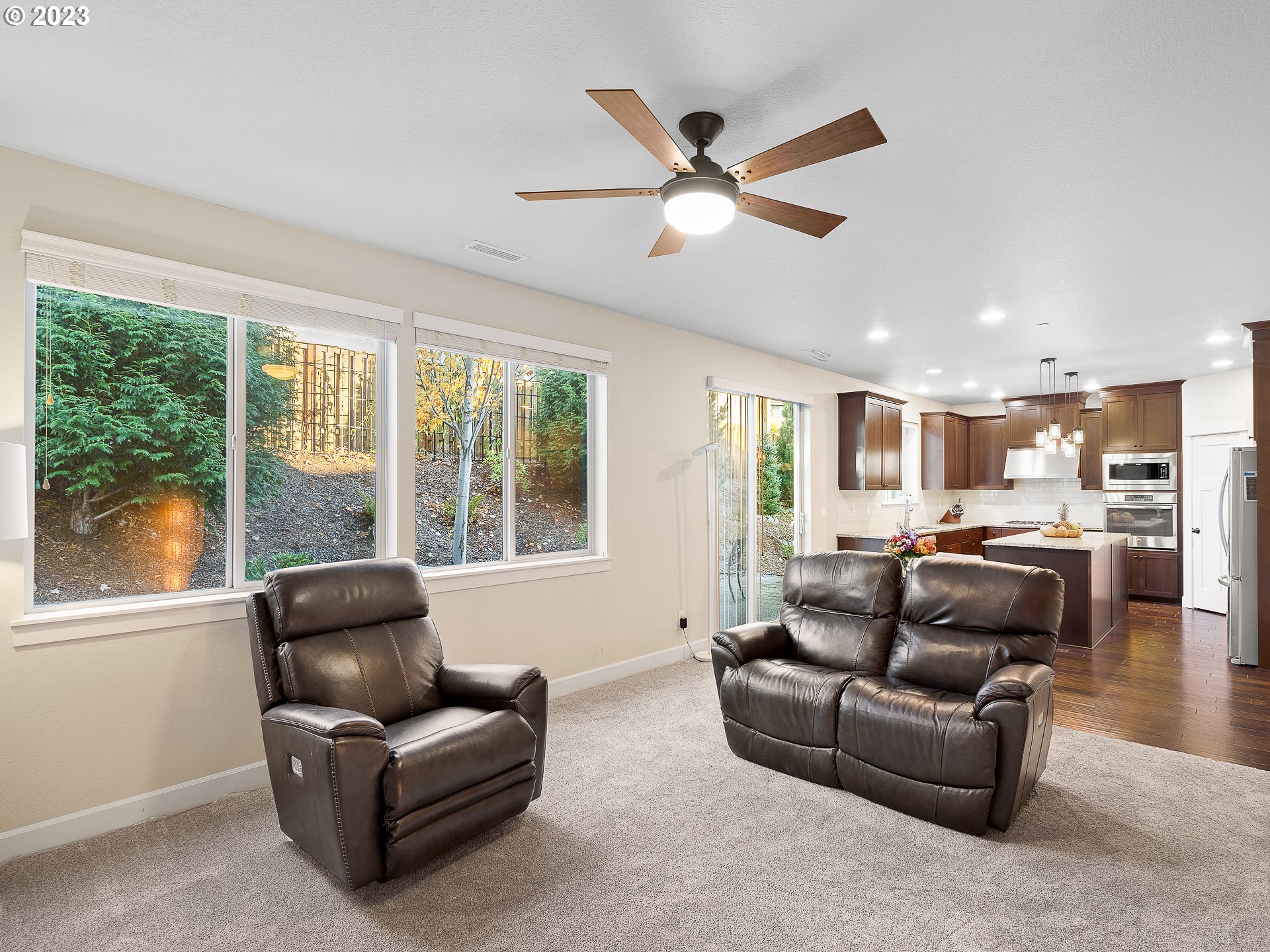 5420 Northwest 15th Circle Camas, WA 98607 - Photo 8 of 29 a living room with furniture and a large window