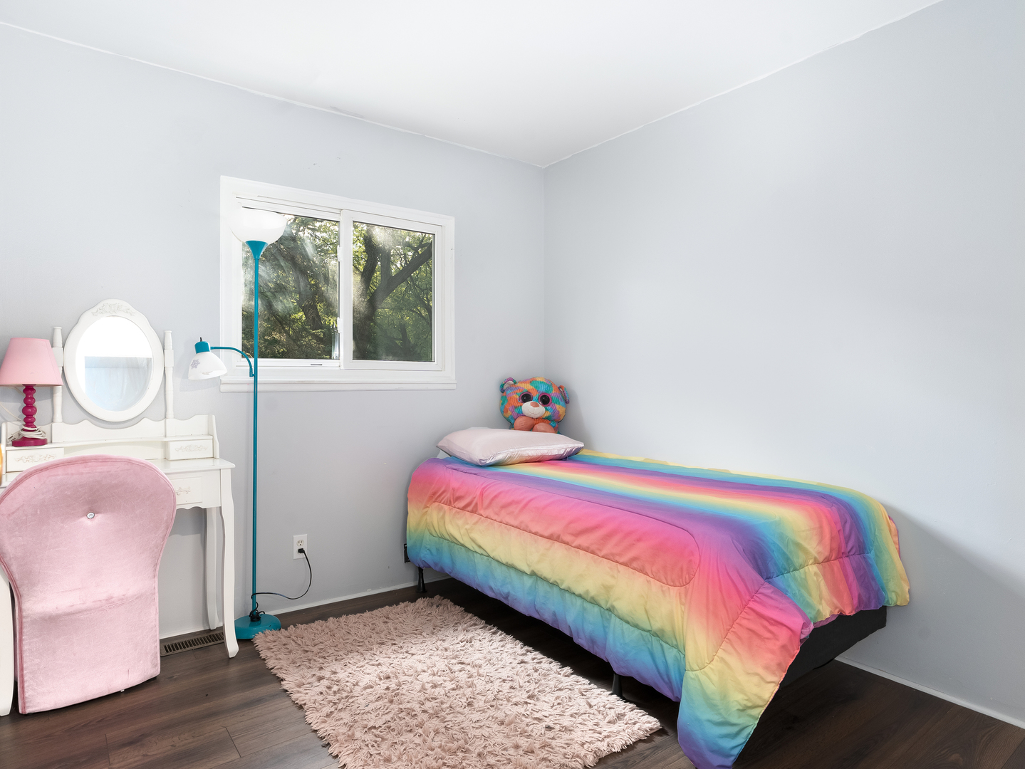 156 Bedford Road Bolingbrook, IL 60440 - Photo 9 of 16 a bedroom with a bed and wooden floor