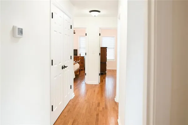 a view of a bathroom with a shower