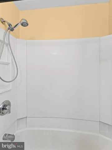 a bathroom with a shower and a bathtub