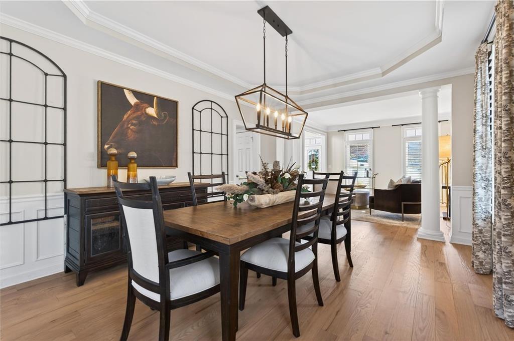 248 Cedarhurst Drive Canton, GA 30115 - Photo 10 of 76 a view of a dining room with furniture window and wooden floor