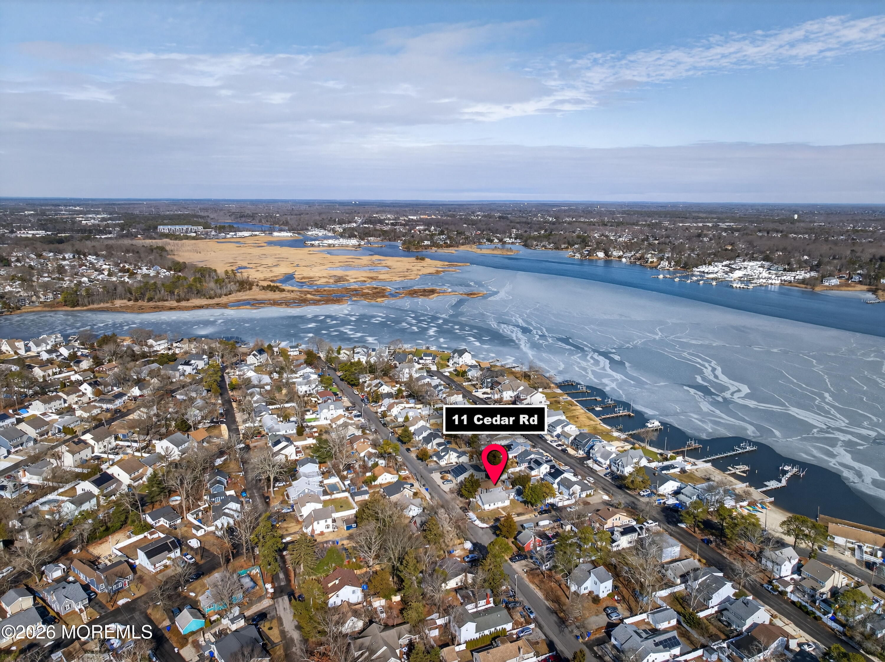 11 Cedar Road Brick, NJ 08723 - Photo 5 of 39 an aerial view of a city
