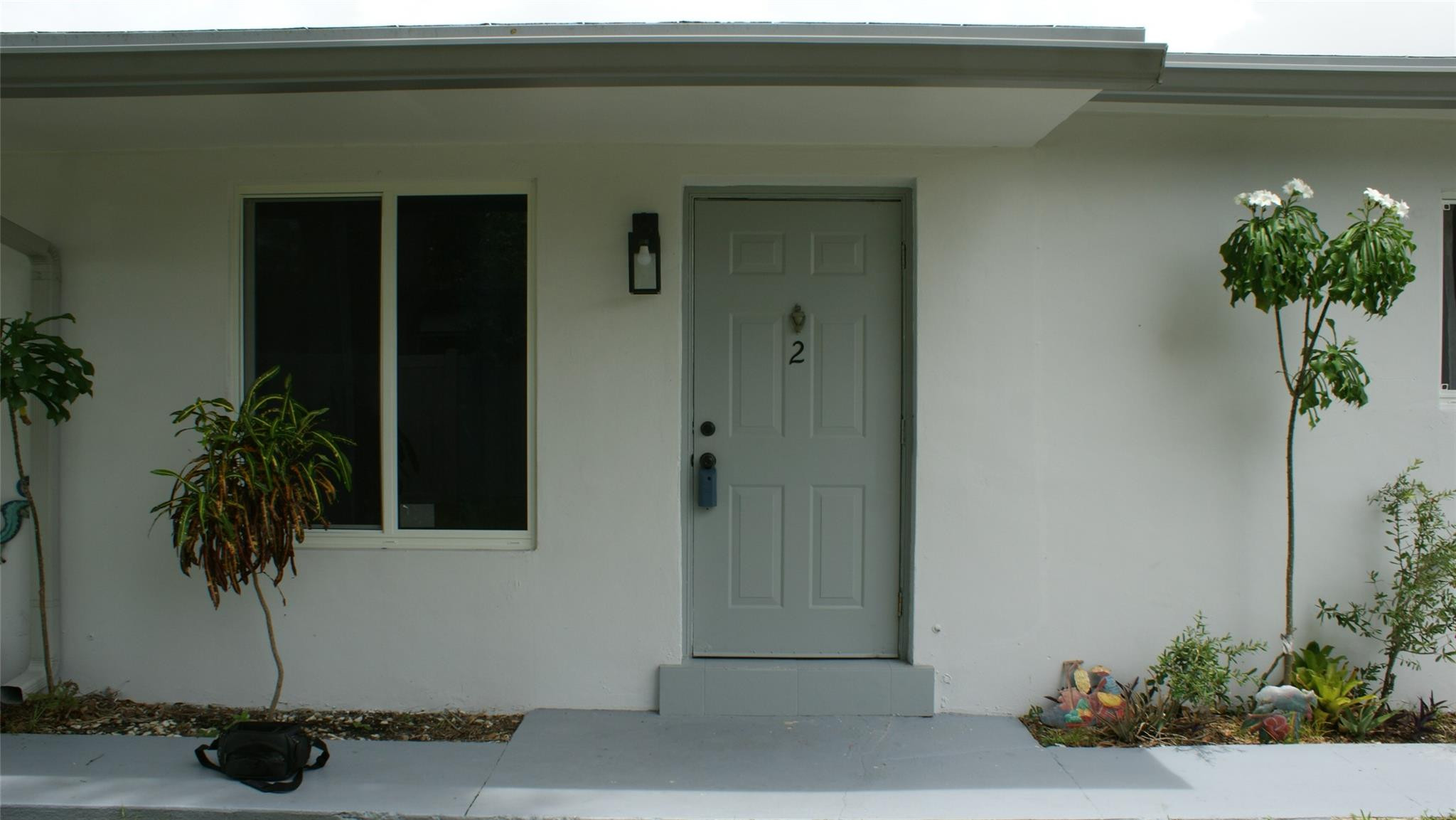 6109 Southwest 30th Street Miramar, FL 33023 - Photo 17 of 22 a potted plant sitting in front of a door