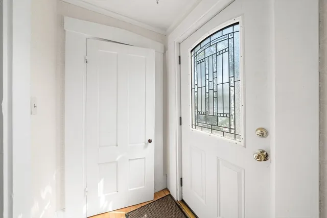a view of a front door
