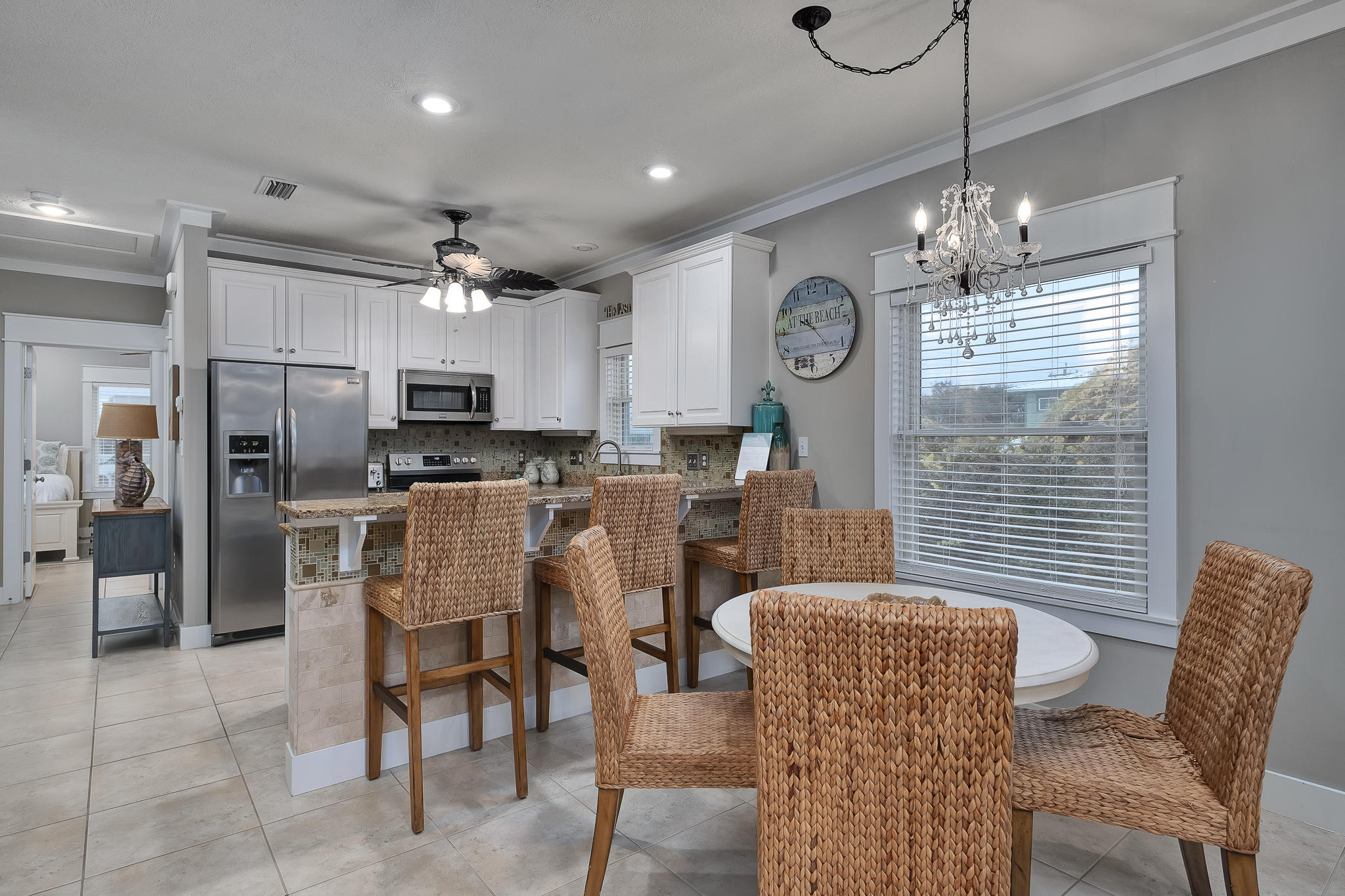 8968 East County Highway 30A Inlet Beach, FL 32461 - Photo 13 of 46 a view of a dining room with furniture