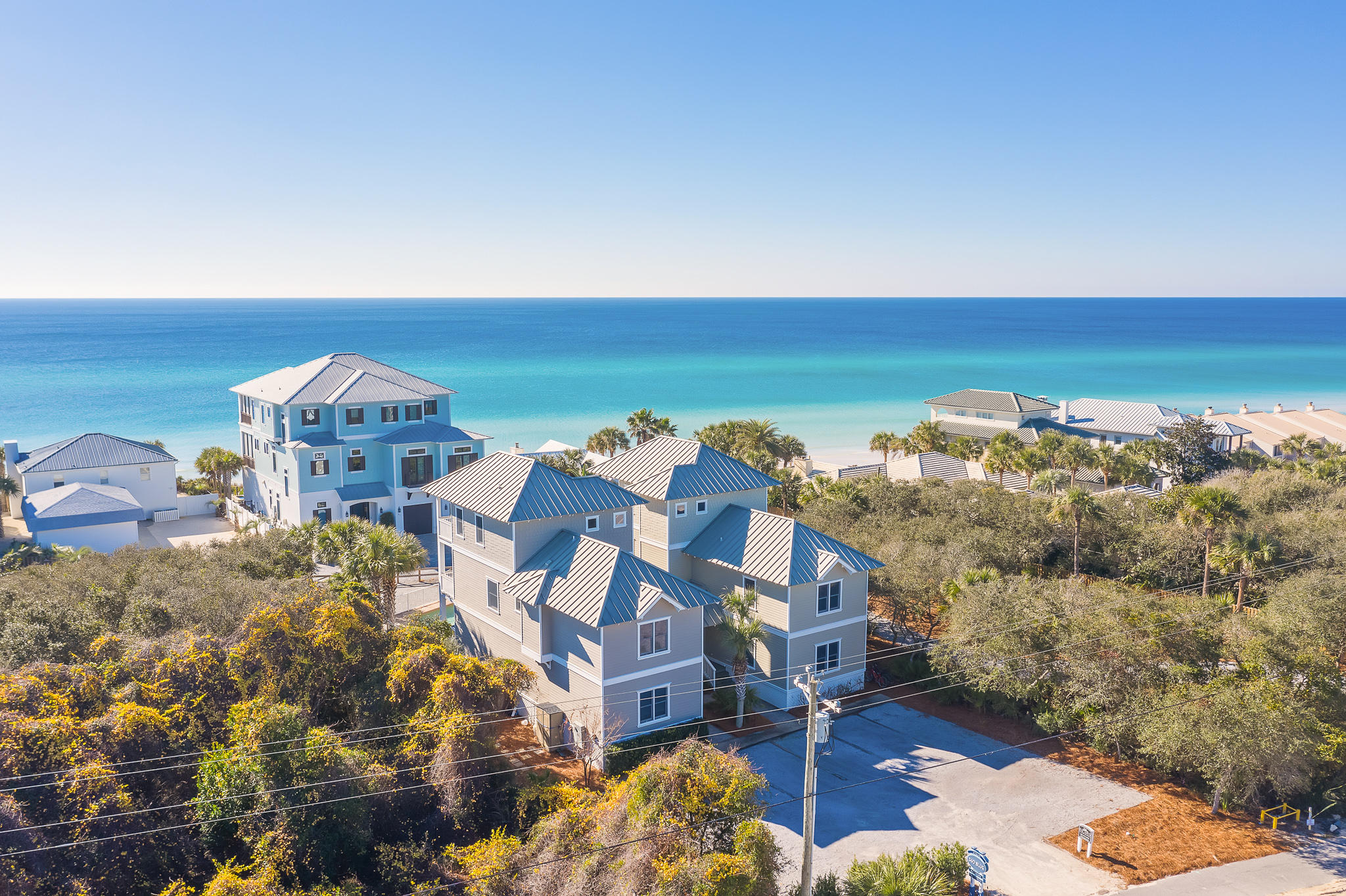 8968 East County Highway 30A Inlet Beach, FL 32461 - Photo 27 of 46 an aerial view of multiple house