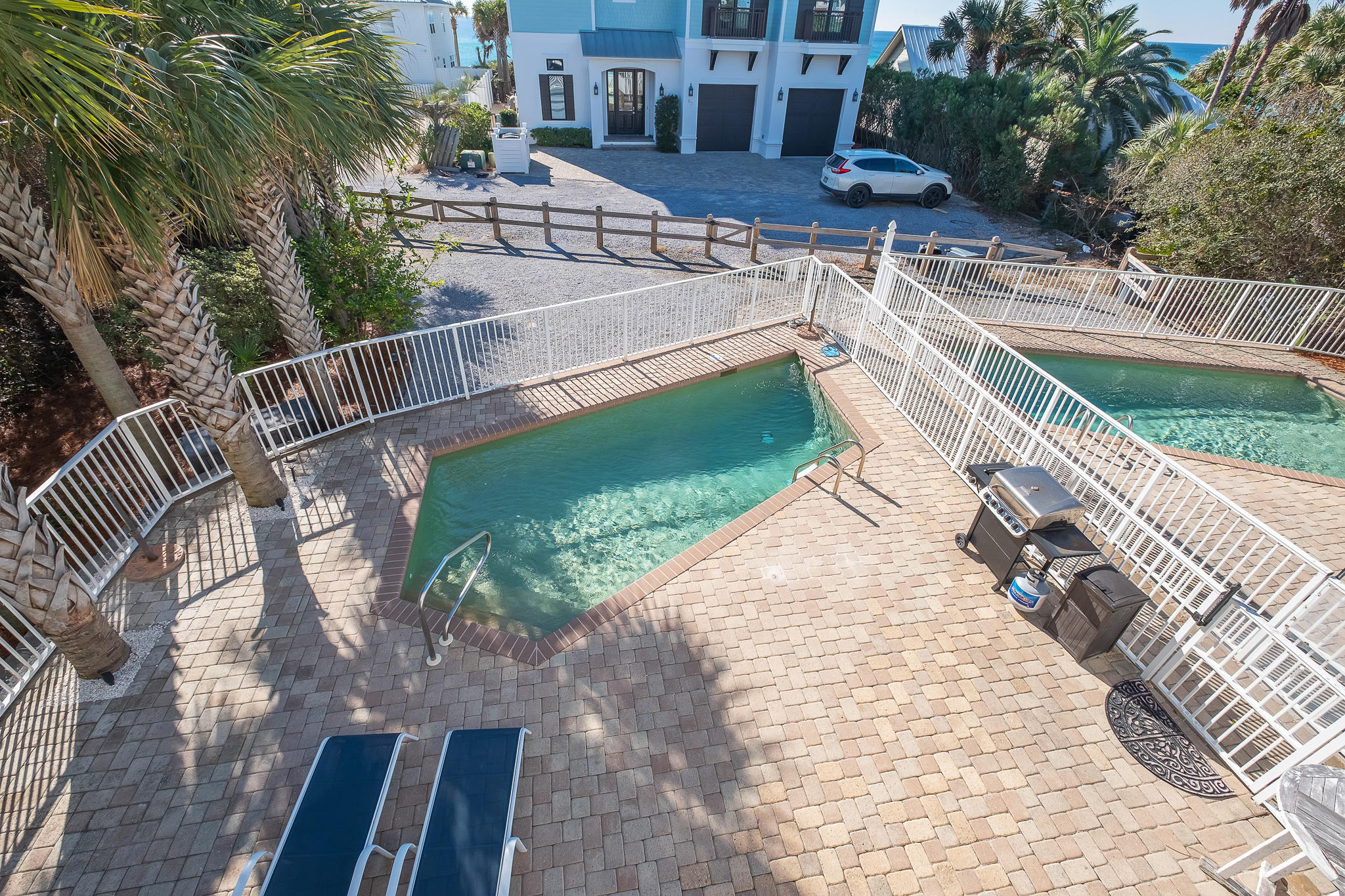 8968 East County Highway 30A Inlet Beach, FL 32461 - Photo 43 of 46 a view of a backyard with sitting area