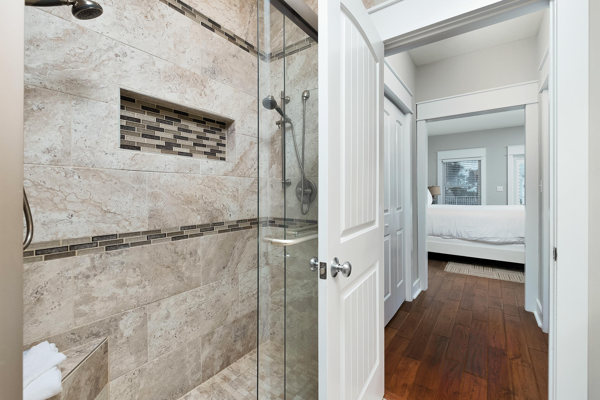 8968 East County Highway 30A Inlet Beach, FL 32461 - Photo 5 of 46 a en suite bathroom with a shower