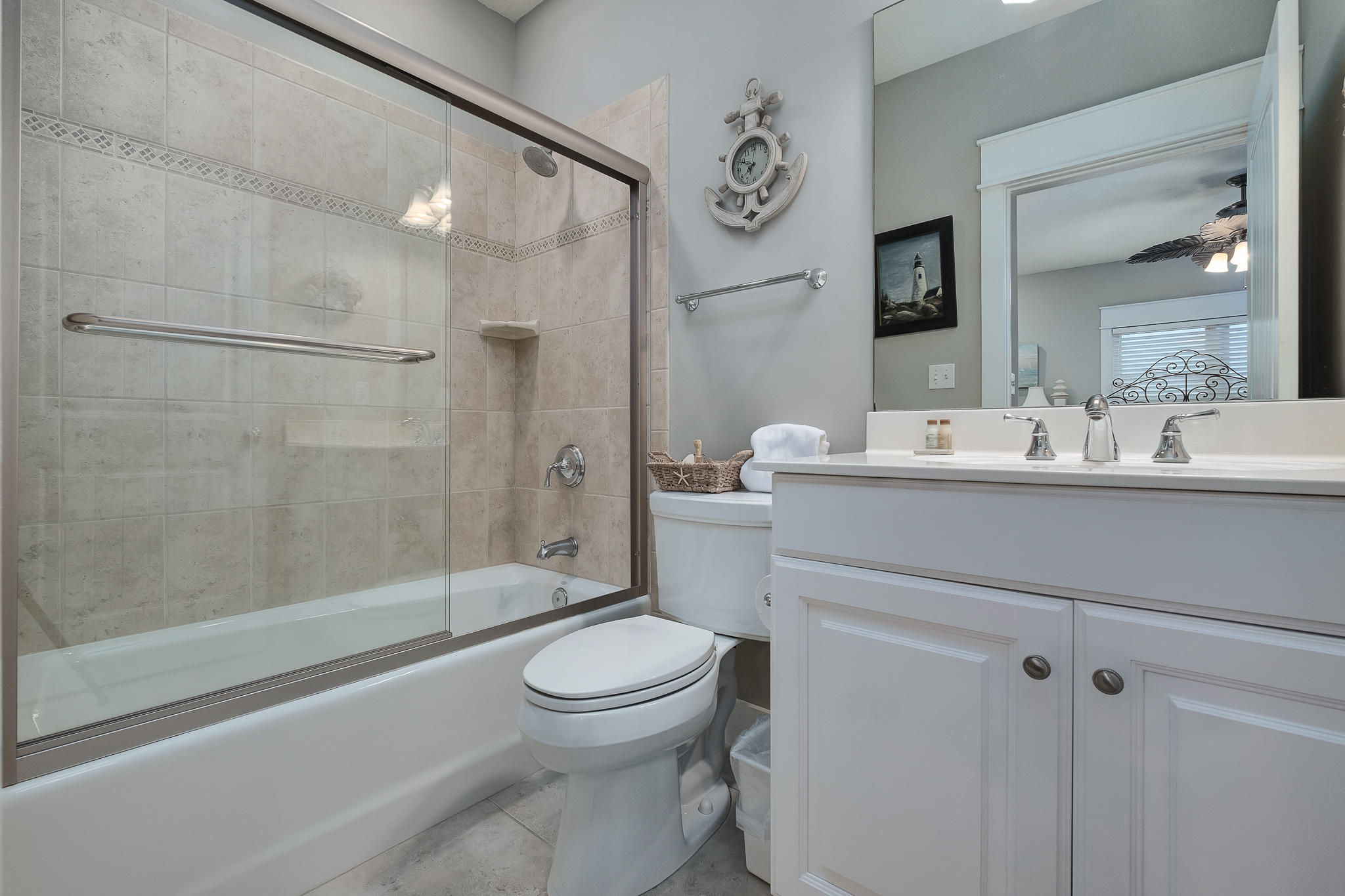 8968 East County Highway 30A Inlet Beach, FL 32461 - Photo 9 of 46 a bathroom with a sink a toilet and shower