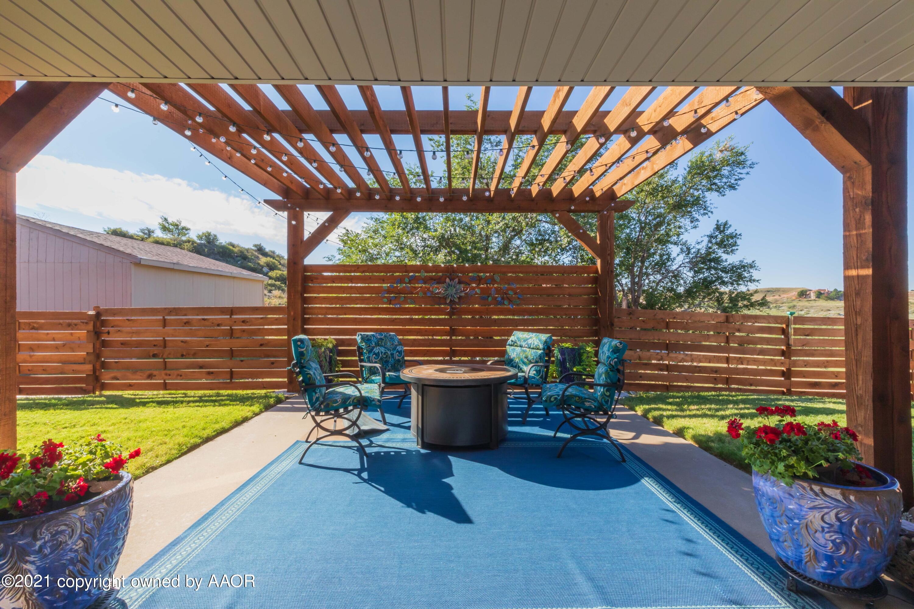 4 Stonebridge Gate Road Amarillo, TX 79124 - Photo 45 of 53 PATIO VIEW 1