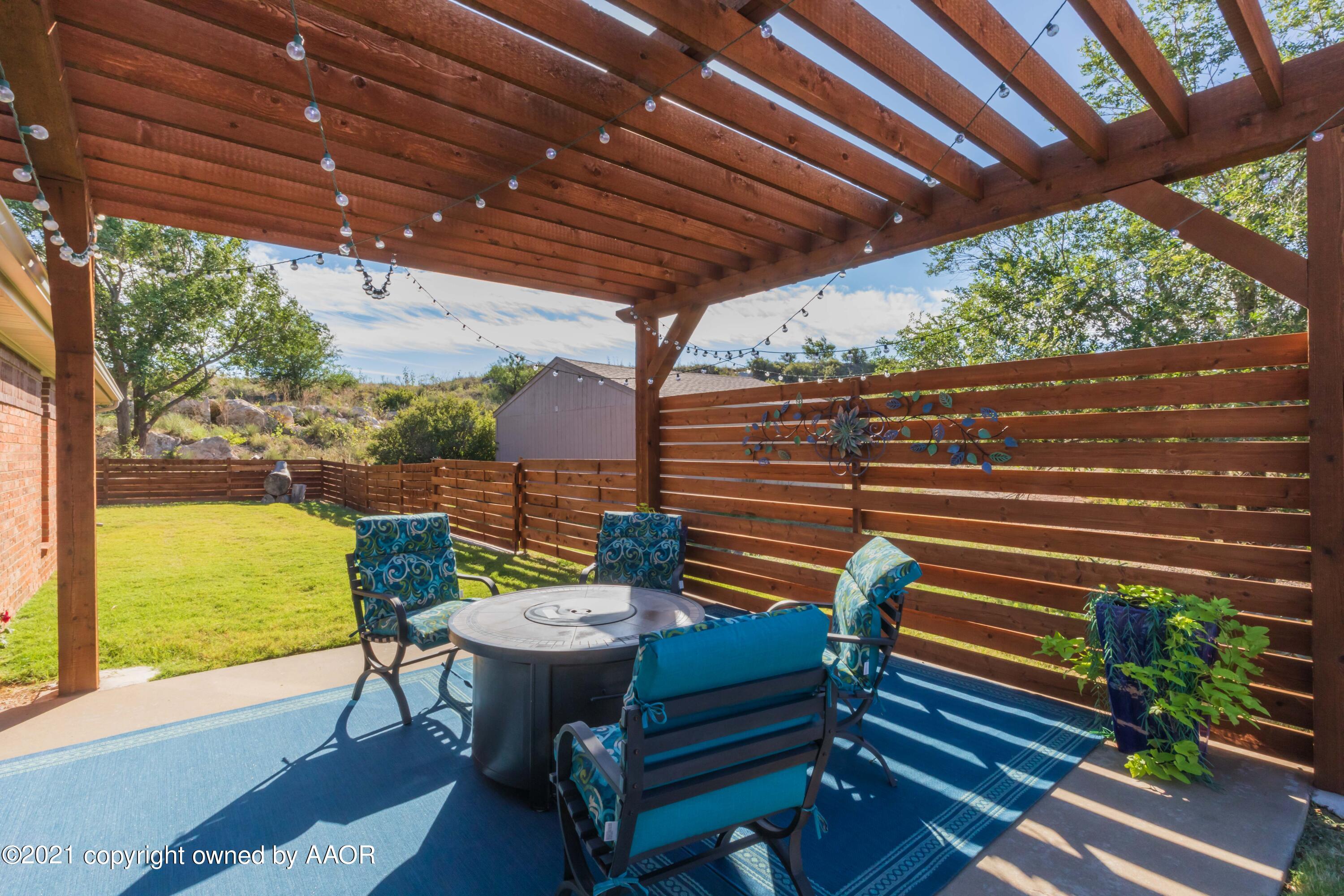 4 Stonebridge Gate Road Amarillo, TX 79124 - Photo 47 of 53 PATIO VIEW 3