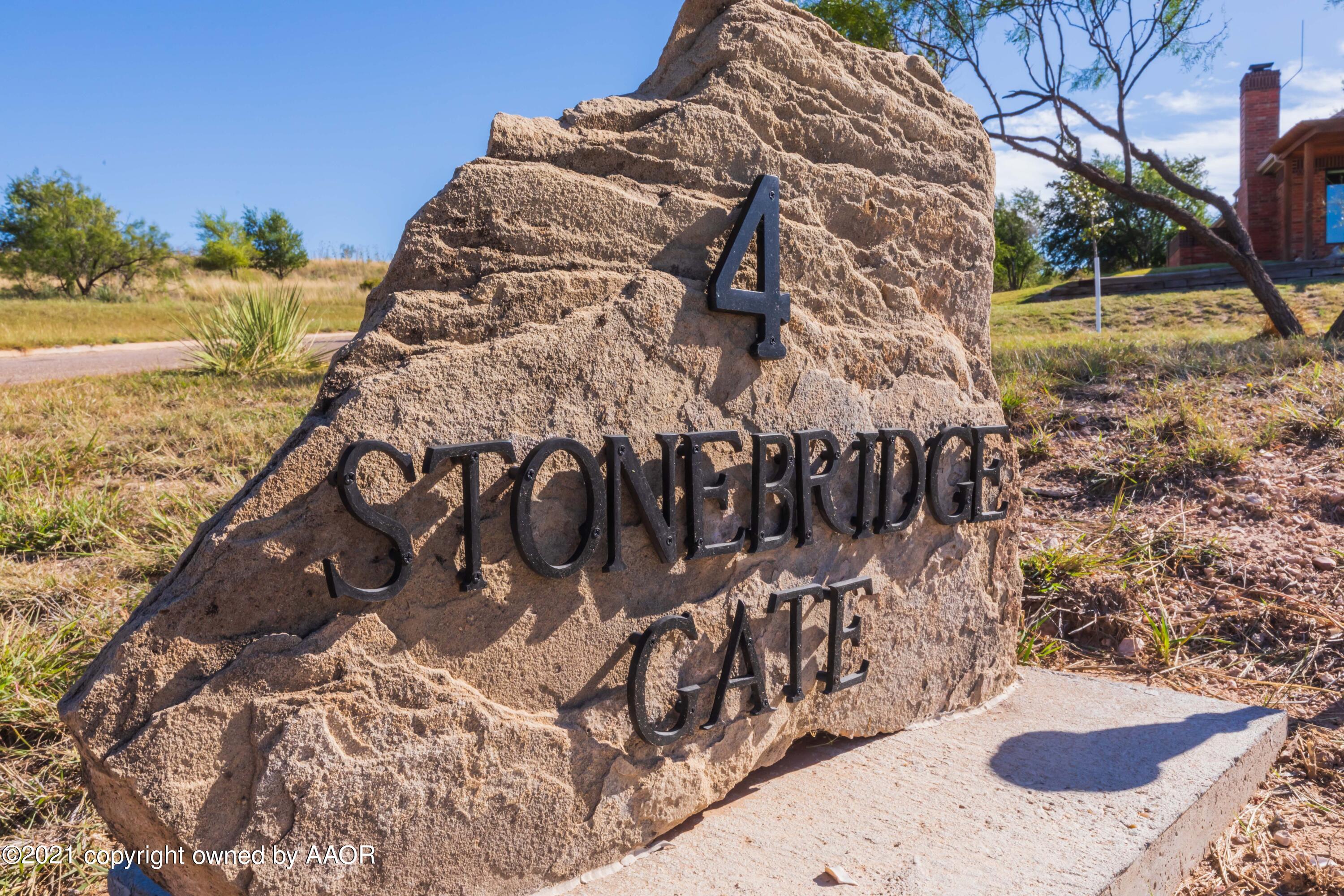 4 Stonebridge Gate Road Amarillo, TX 79124 - Photo 6 of 53 ADDRESS MONUMENT