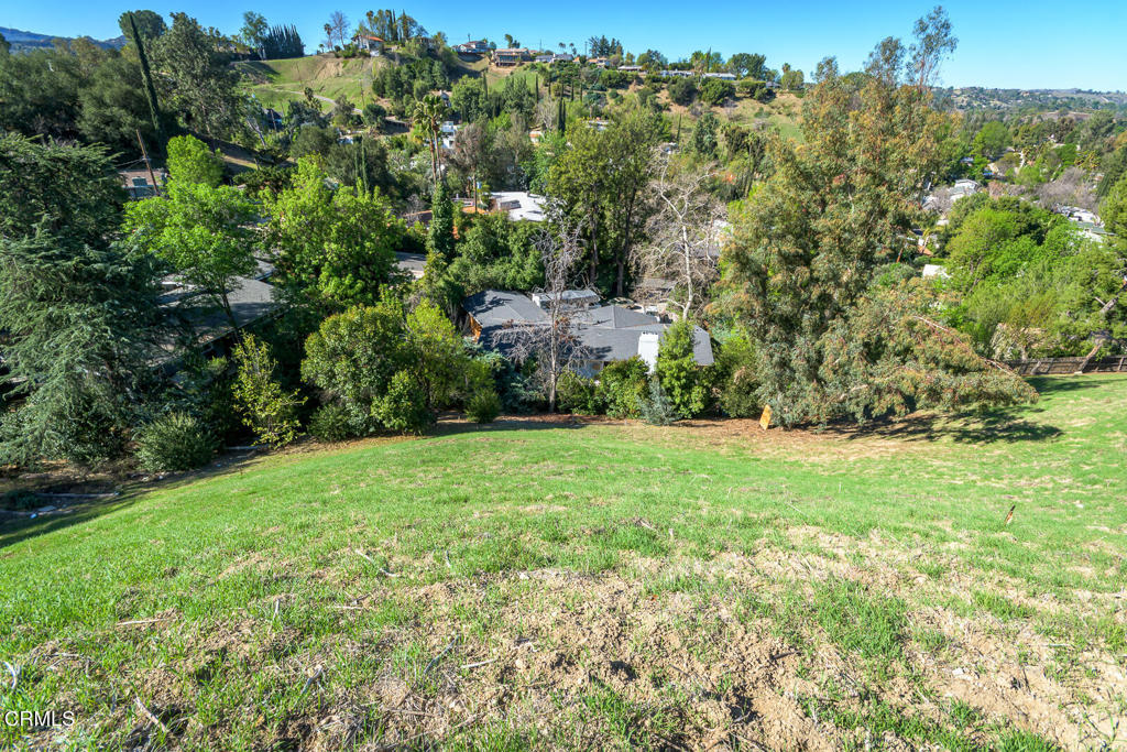 4845 Calderon Road Woodland Hills, CA 91364 - Photo 16 of 54 a view of a yard with a tree