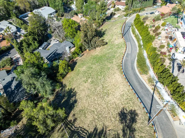a view of a garden with a lake