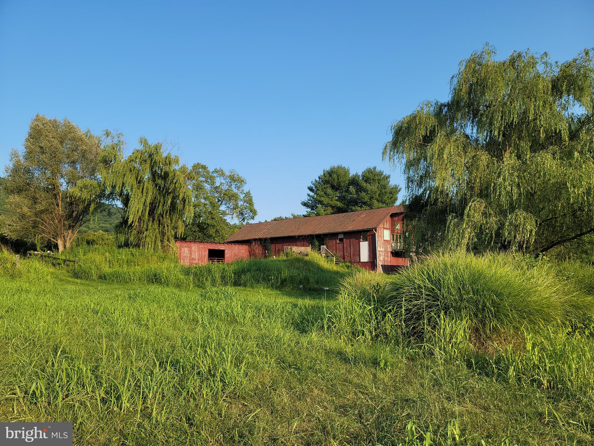 The barn has been remodeled to a studio and apt.