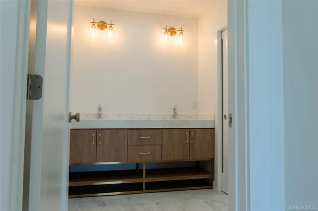 a bathroom with a sink