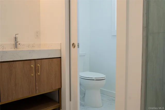 a bathroom with a sink and a toilet