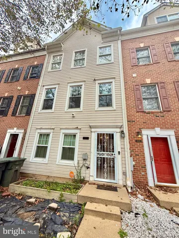 a front view of a building