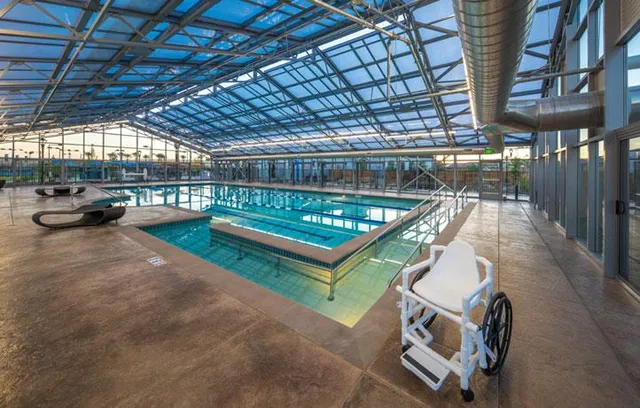 a view of a patio with a table and chairs