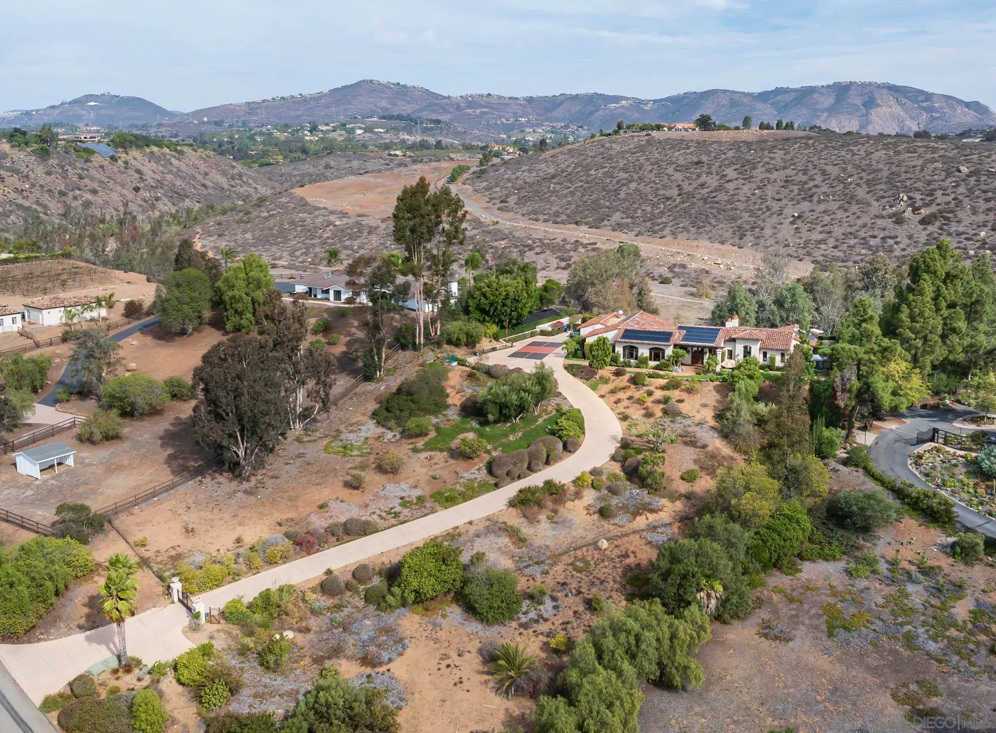 16531 Zumaque Street Rancho Santa Fe, CA 92067 - Photo 44 of 48 an aerial view of mountain with outdoor space