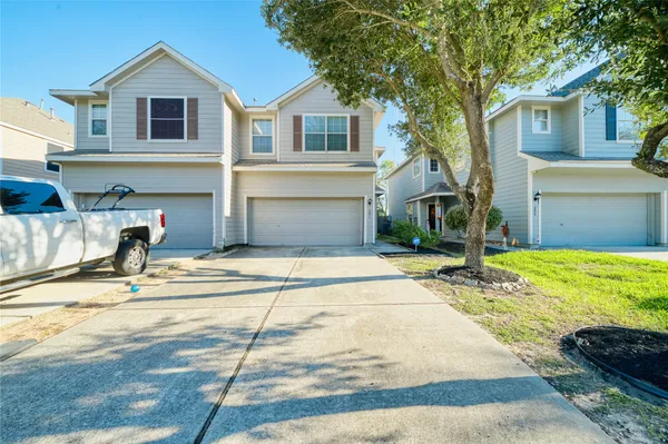 a house view with a outdoor space