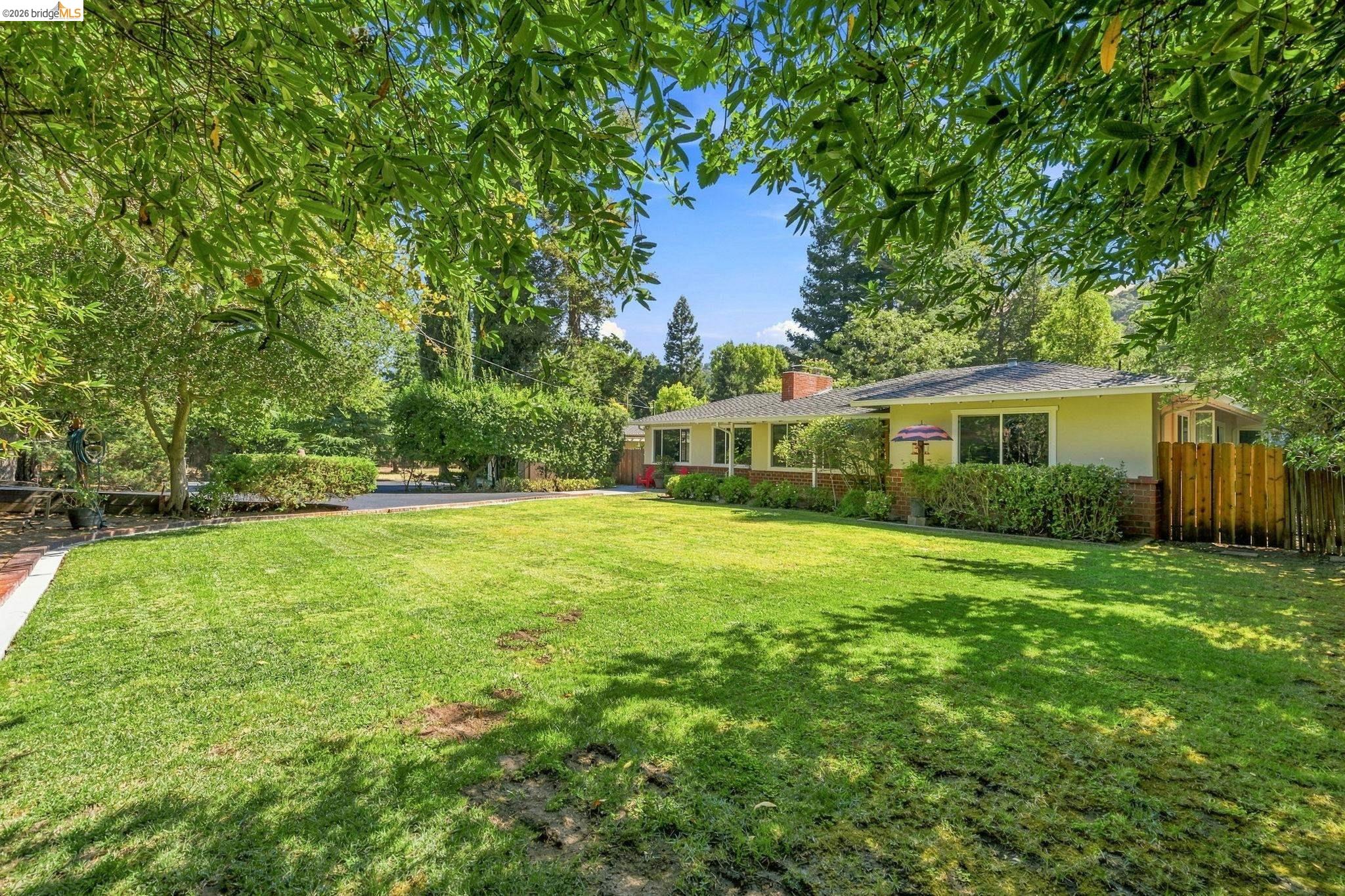 5075 Alhambra Valley Road Martinez, CA 94553 - Photo 52 of 68 Expansive lawn area with mature trees providing partial shade