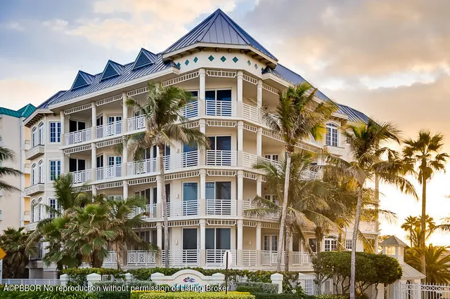 a front view of a building