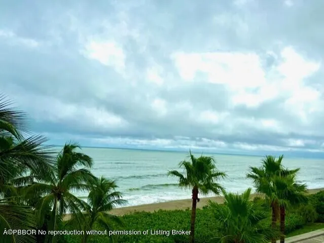 a view of an ocean and beach