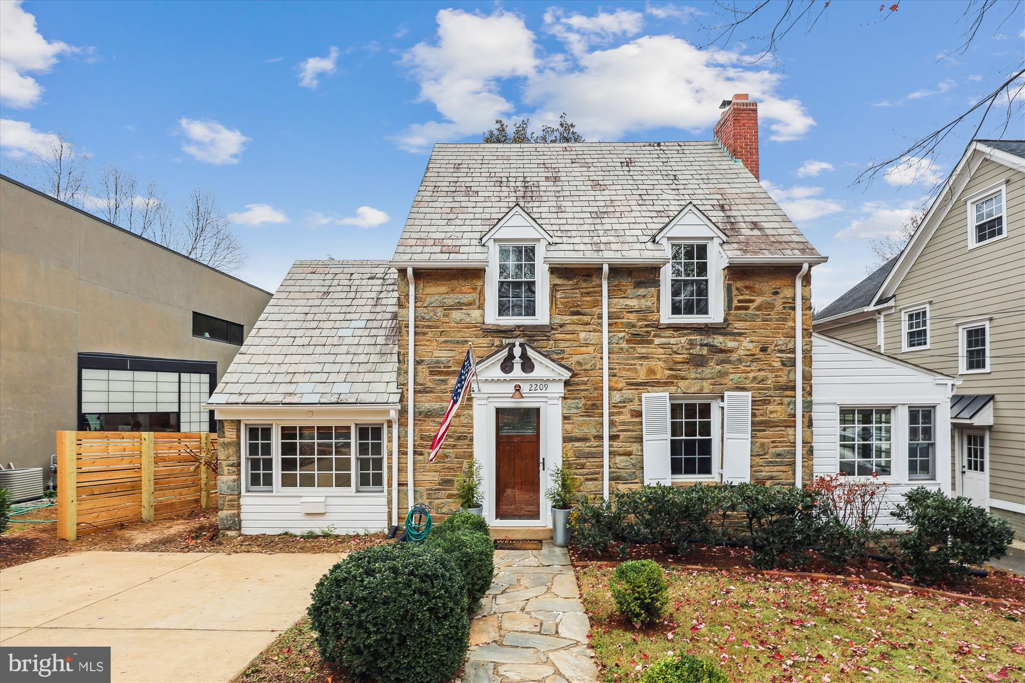 2209 Russell Road Alexandria, VA 22301 - Photo 2 of 48 Gracious stone facade