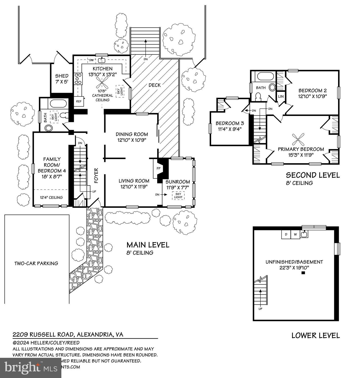2209 Russell Road Alexandria, VA 22301 - Photo 48 of 48 Floor Plan