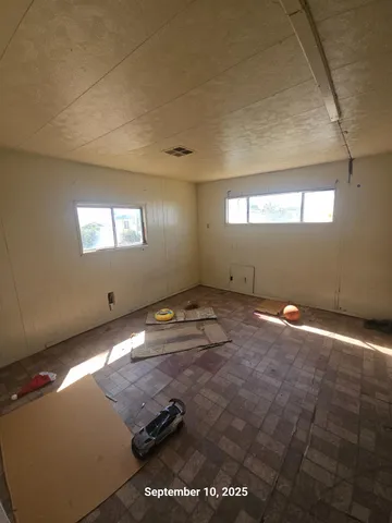 a view of empty room