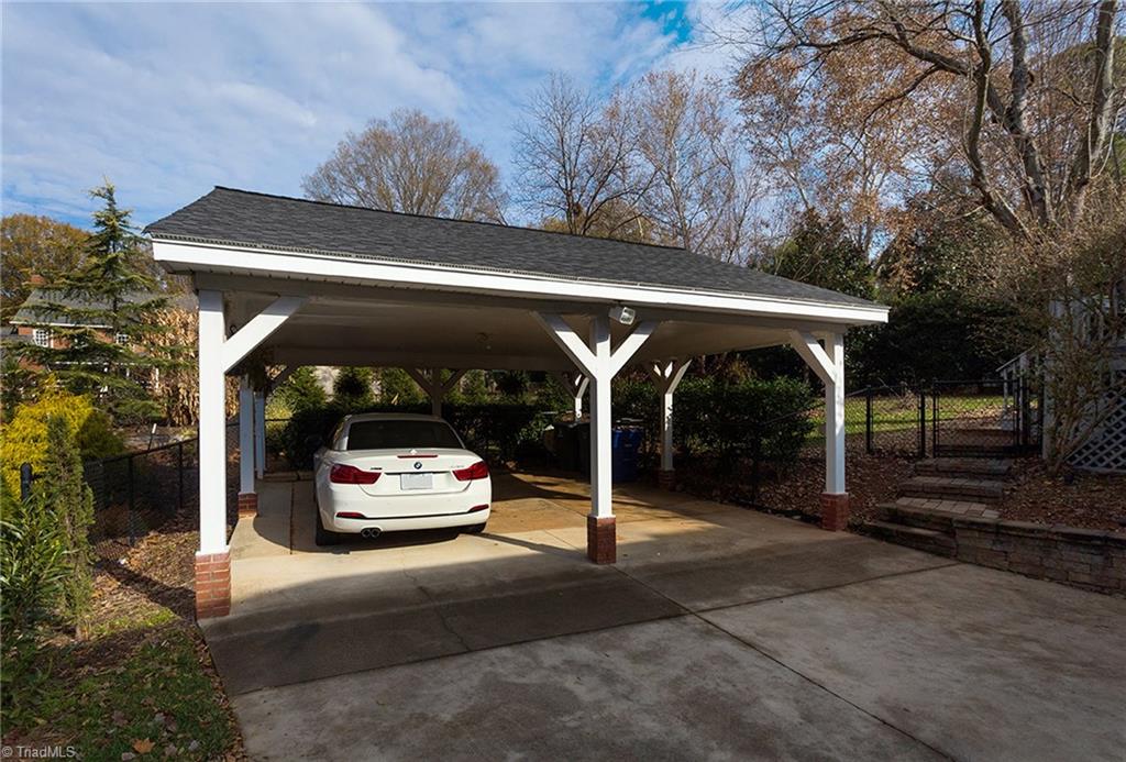 2741 Spring Garden Road Winston-Salem, NC 27106 - Photo 3 of 30 Large 2-car detached carport