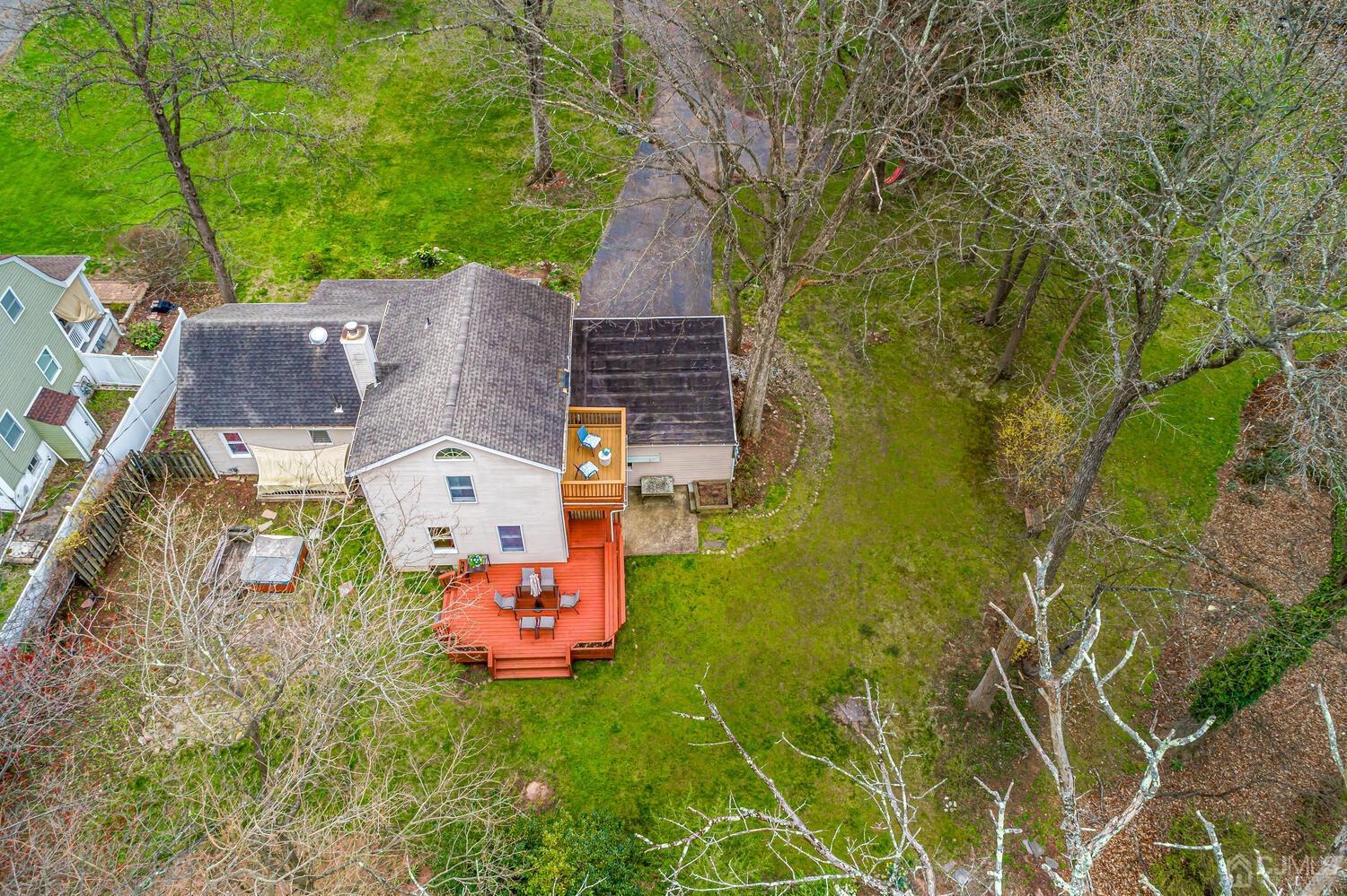 13 Herron Road Edison, NJ 08820 - Photo 13 of 51 an aerial view of a house with garden space and street view