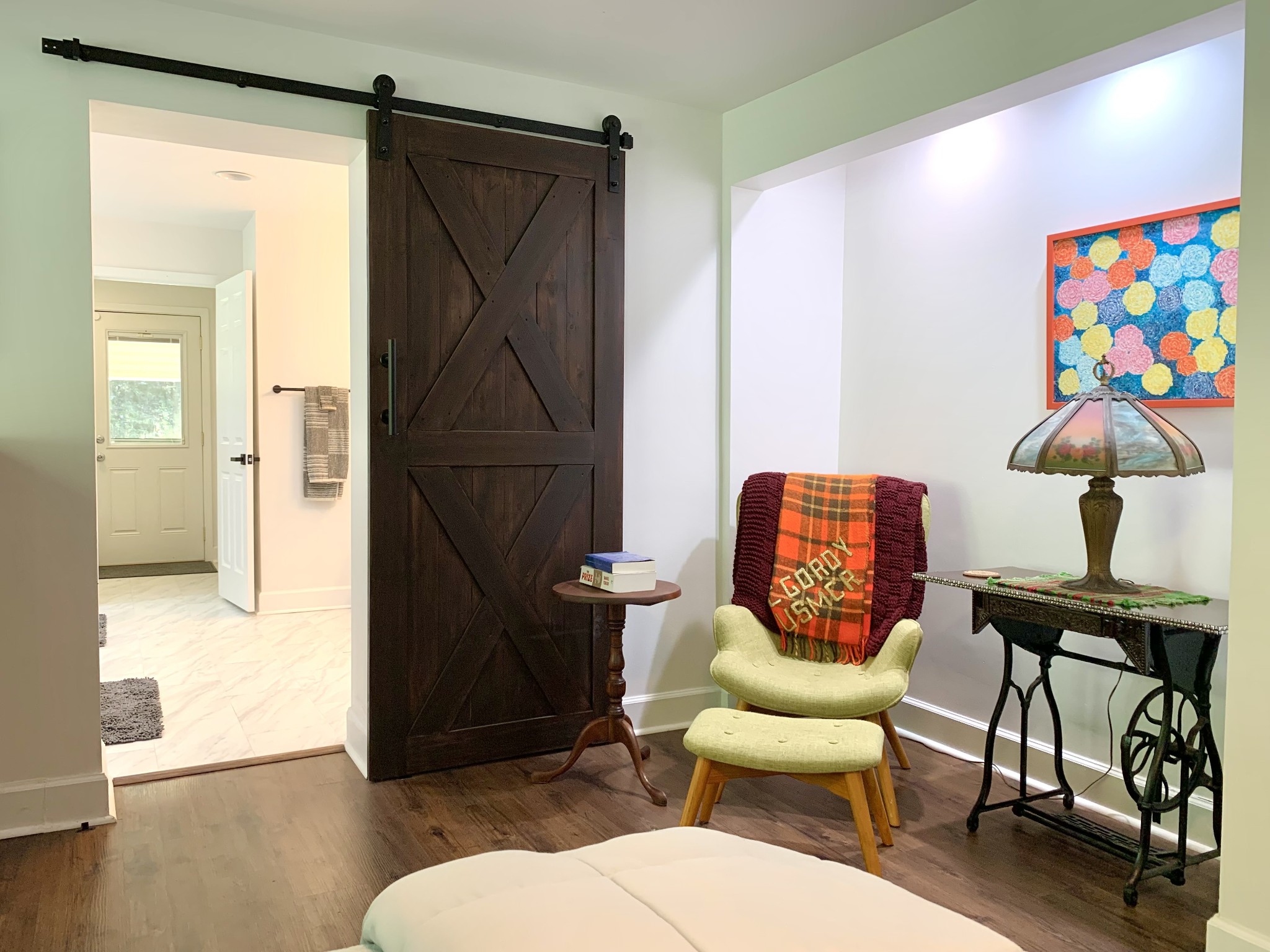 3979 Lem Davis Road Cunningham, TN 37052 - Photo 35 of 70 a living room with furniture and a painting on the wall