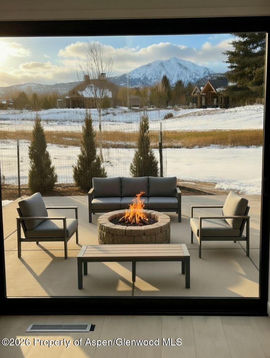 589 Saddleback Road Carbondale, CO 81623 - Photo 15 of 30 rendering outside patio