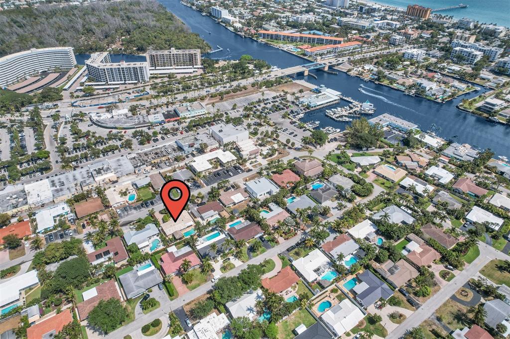 1616 Southeast 4th Street Deerfield Beach, FL 33441 - Photo 7 of 52 an aerial view of residential house with parking space