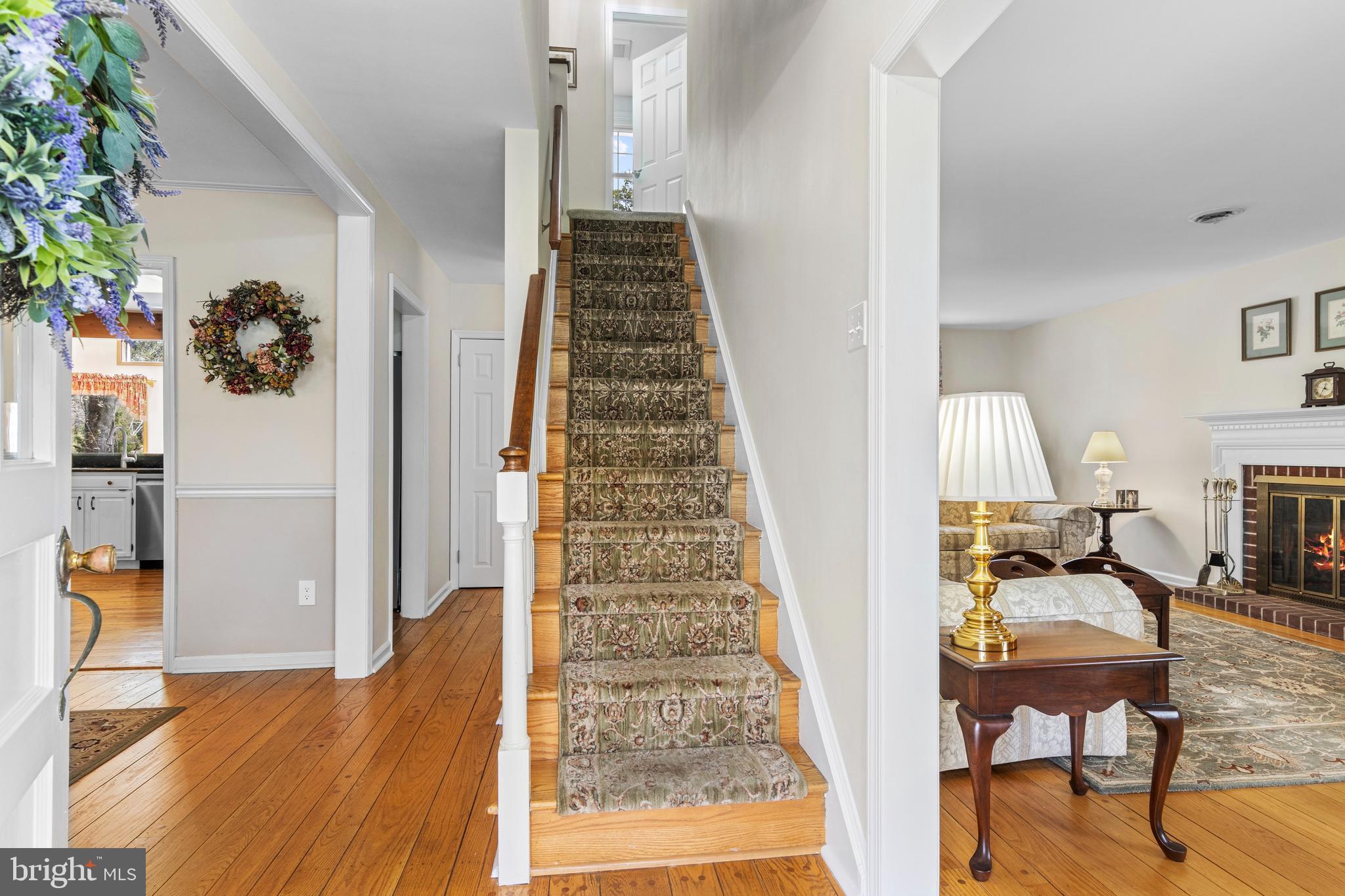292 Old State Road Berwyn, PA 19312 - Photo 4 of 43 a view of entryway with wooden floor