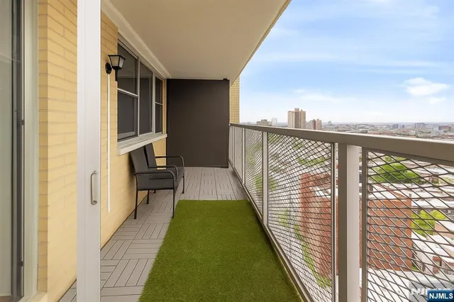 a view of balcony with outdoor space