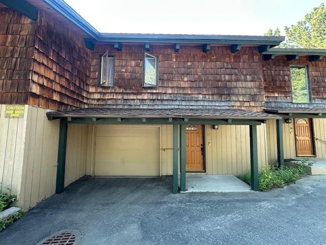 a house view with a outdoor space