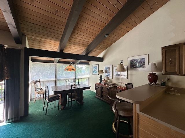 3199 Chateau Road, Unit 17 Mammoth Lakes, CA 93546 - Photo 5 of 23 a view of a dining room with furniture window and outside view